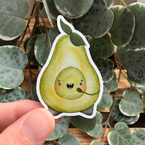 Kawaii Sticker Avocado cute Laptop Aufkleber