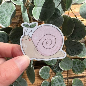 Autocolante para pc Caracol kawaii adesivo fofo