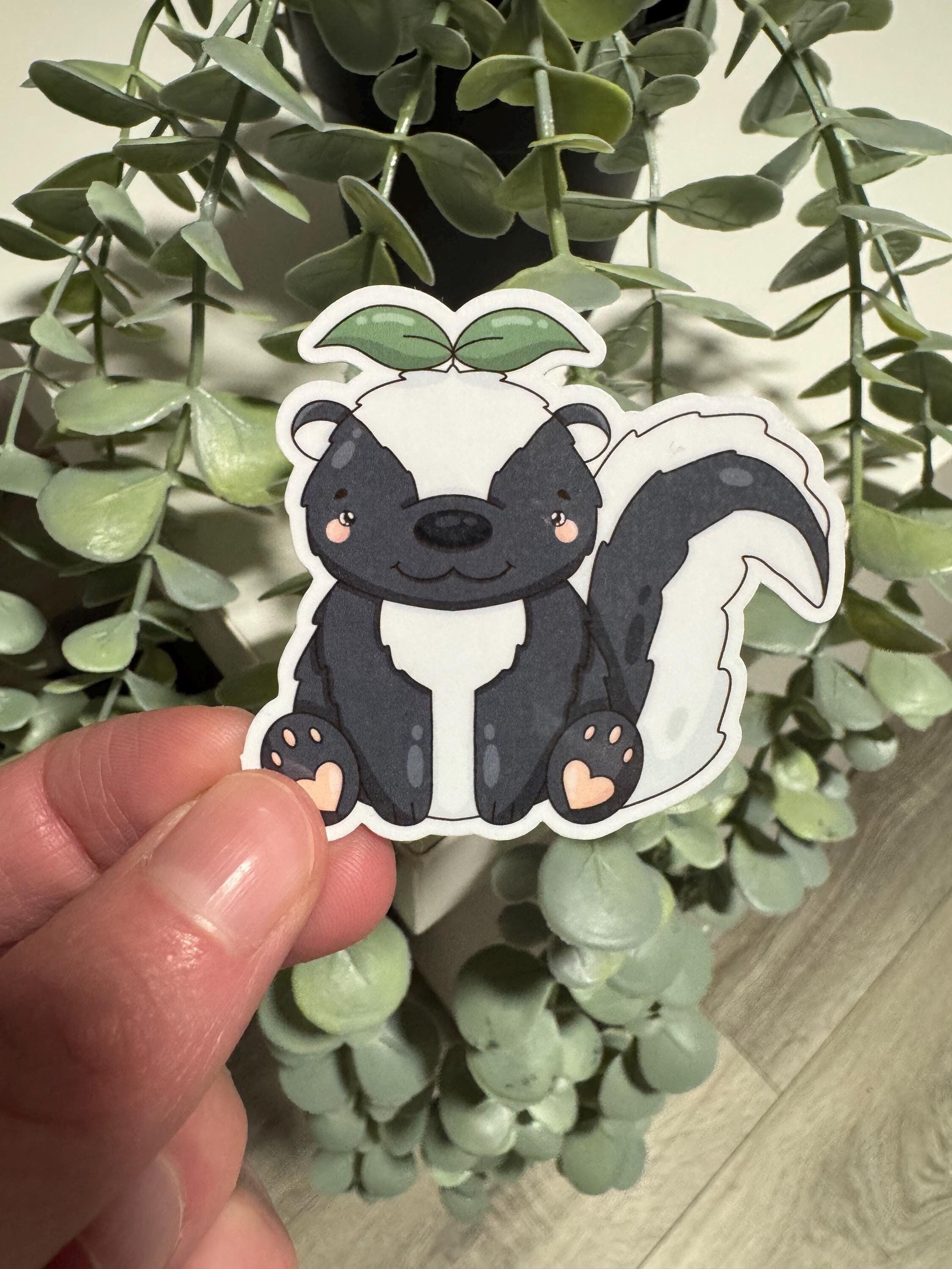 Skunk Sticker Kawaii Skunk Sticker Cute Laptop Sticker - Etsy