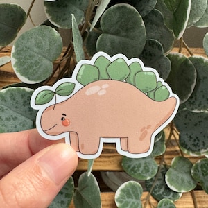 Kawaii Sticker Dino Stegosaurus cute Laptop Aufkleber