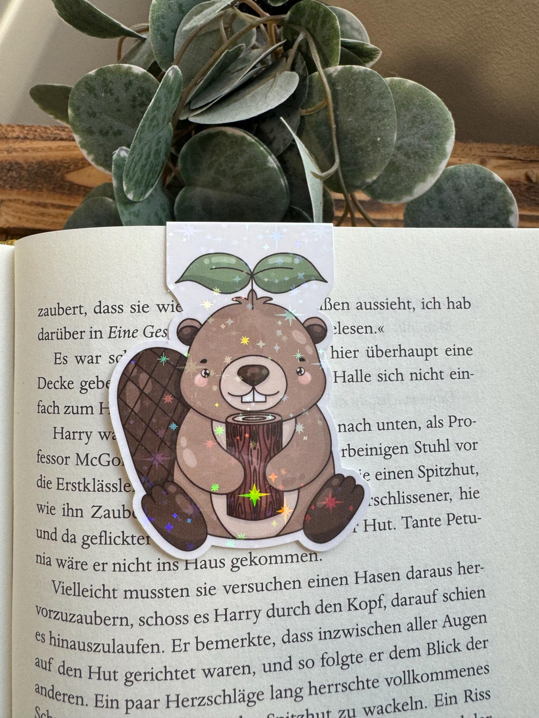 Magnetic Bookmark Glitter Beaver Magnetic Bookmark - Etsy