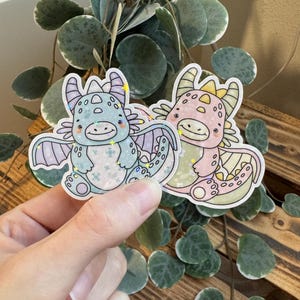 Kawaii Sticker Drache cute Laptop Aufkleber