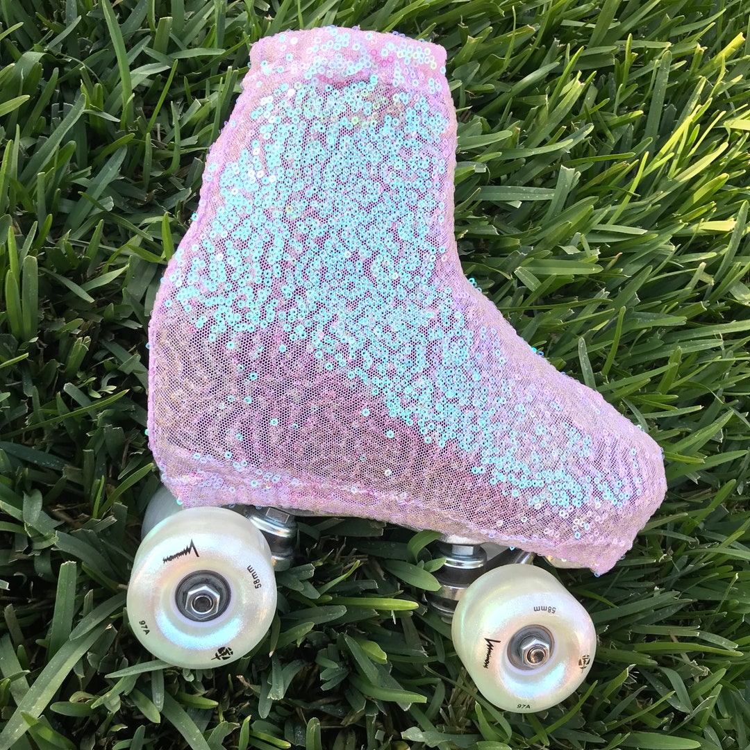 Lilac Sequins Roller Skate Covers Etsy