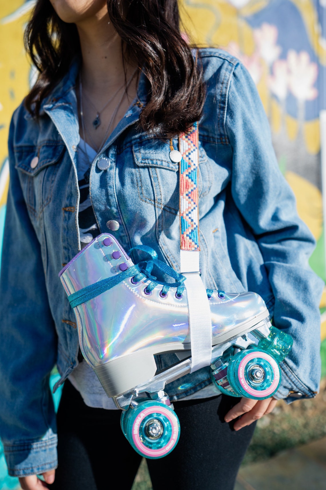 Tribal Roller Skate Leash/strap Etsy