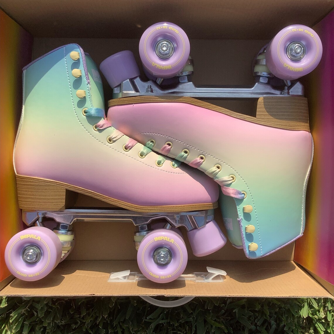 Pastel Fade Impala Roller Skates Womens Size 7 FREE Skate Etsy