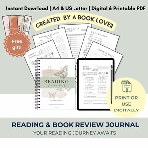 Diario de lectura digital: sugerencias reflexivas para lectores reflexivos / Reseña de libros y registro de lectura