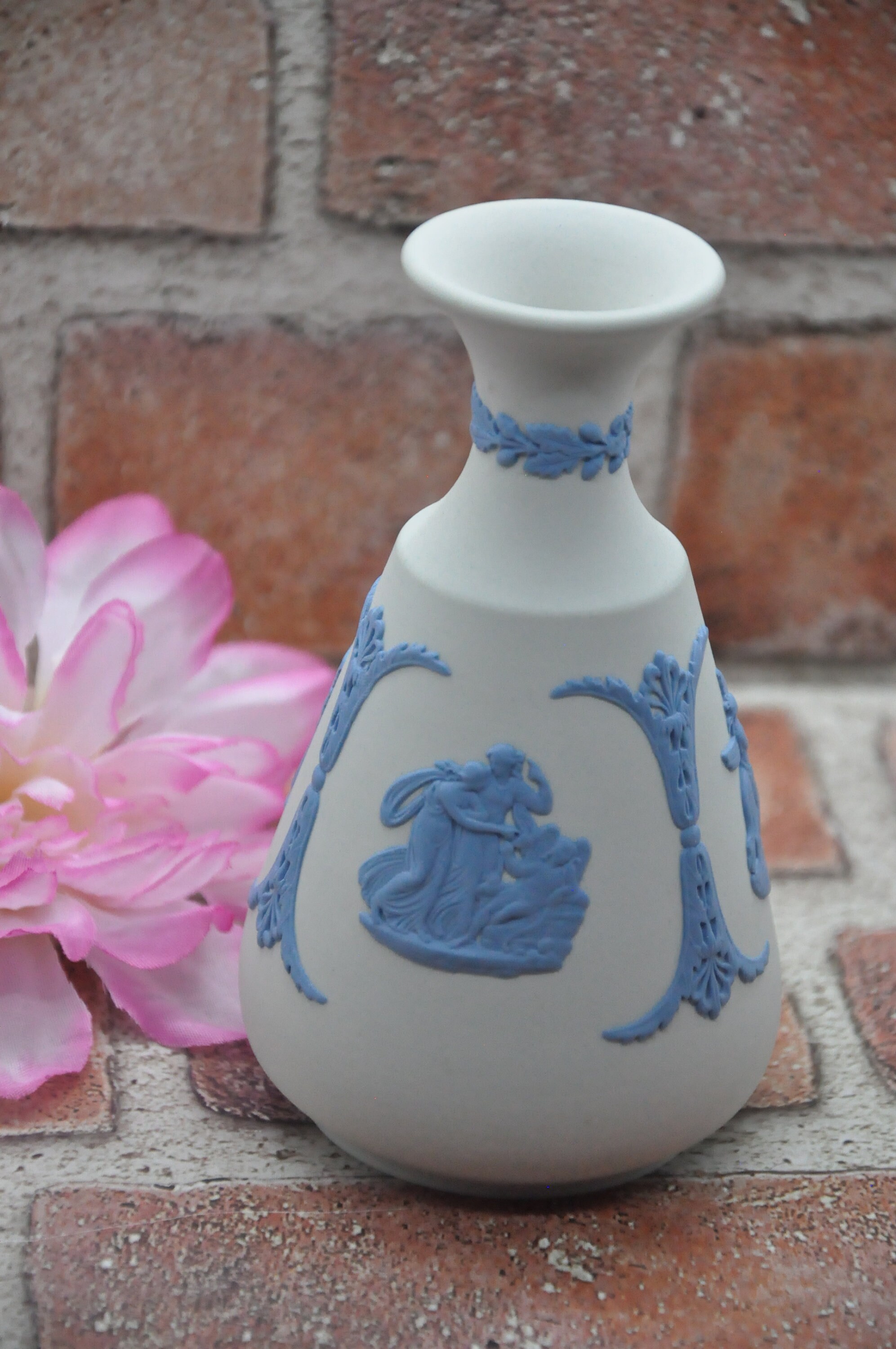 New and Unusual Wedgwood Blue Bud Vase Beautiful Pale Blue Etsy
