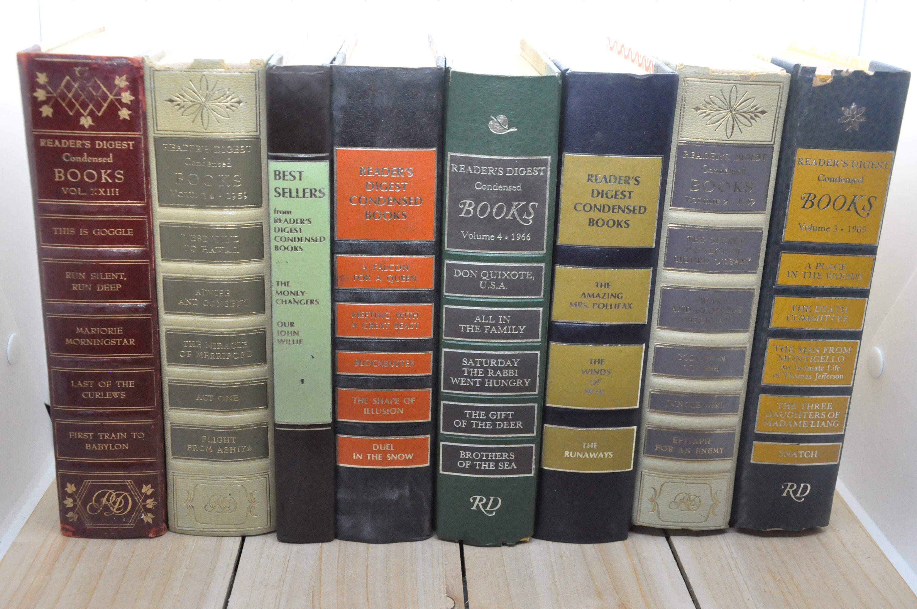 1966 Best Sellers from Readers Digest Condensed Books First