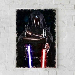 DARTH REVAN DIGITAL Poster - Digital Download Star Wars Poster - Star Wars Print - Darth Revan Print -Watercolor Art - Fan Art-Wall Art