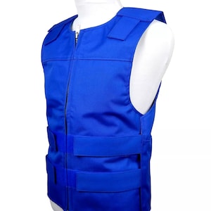 Unisex Blue CORDURA® Fabric - Bulletproof Style Motorcycle Vest New