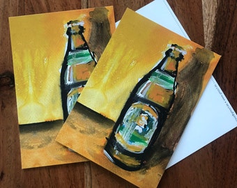 Carte postale | Bière | Cadeau pour les hommes | Décoration | Logement étudiant | Amateur de bière | Bière munichoise