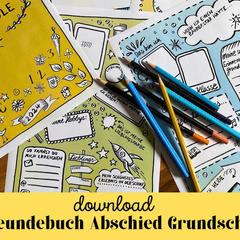 abschiedsbuch-grundschule-etsy-de