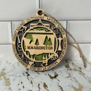 Washington Christmas Ornament