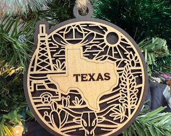Texas Christmas Ornament