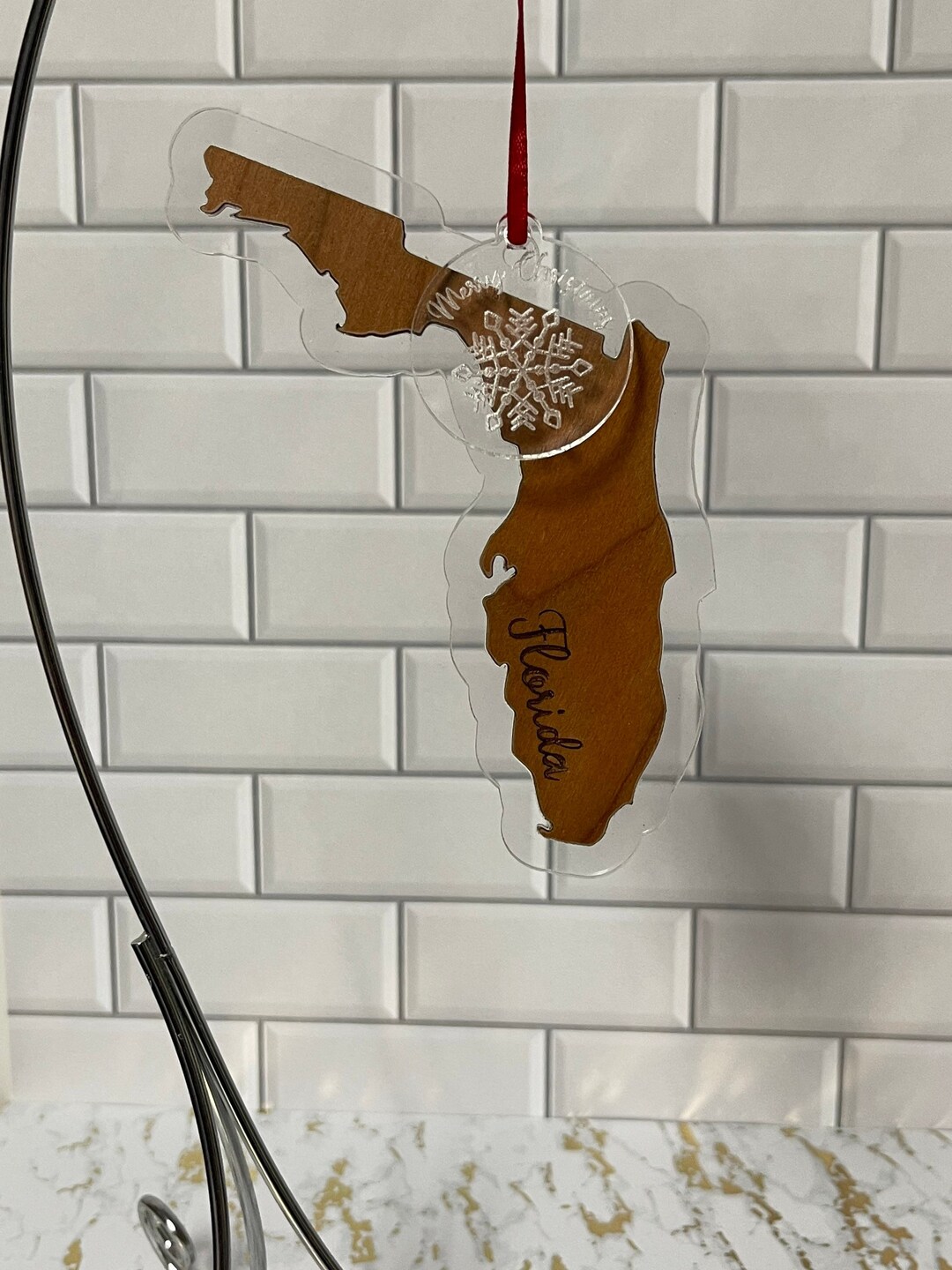 Florida Christmas Ornament Etsy