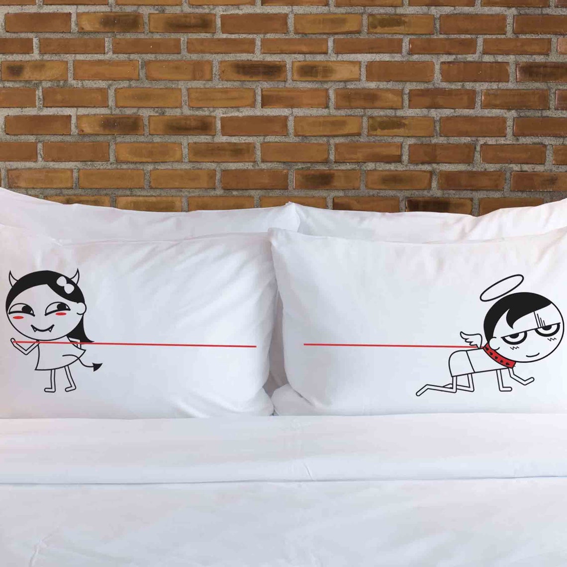 Couples Pillowcases Cute Couples Gifts Funny Bridal Shower Etsy