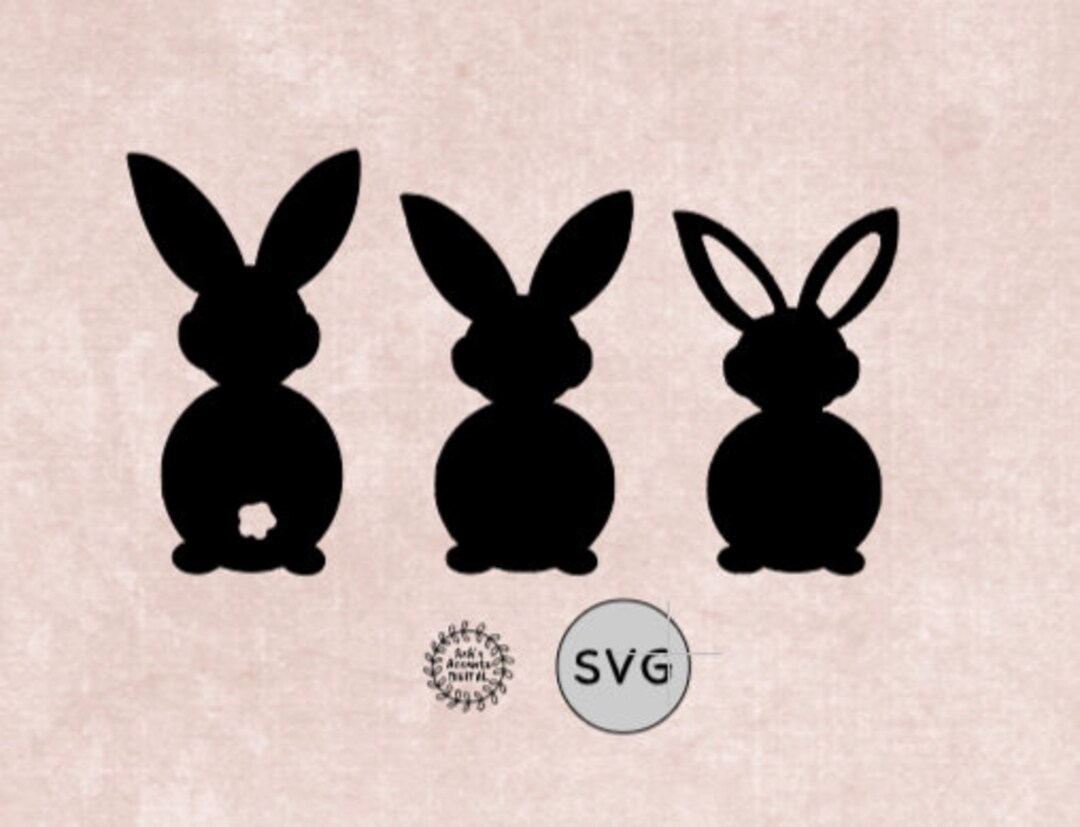 Easter Bunny Trio SVG, Easter Shirt SVG Cut File, Cricut File, Vinyl ...