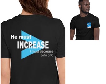 He Must Increase (Black, Navy, Gray)