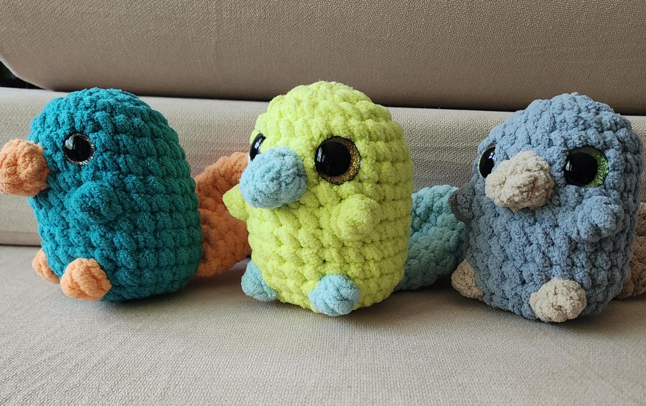 Bulky Yarn Platypus Crochet Pattern