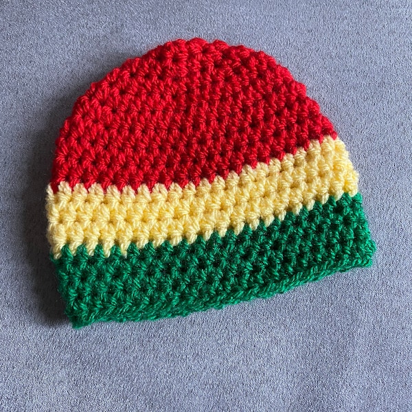 Rasta Hat - Etsy