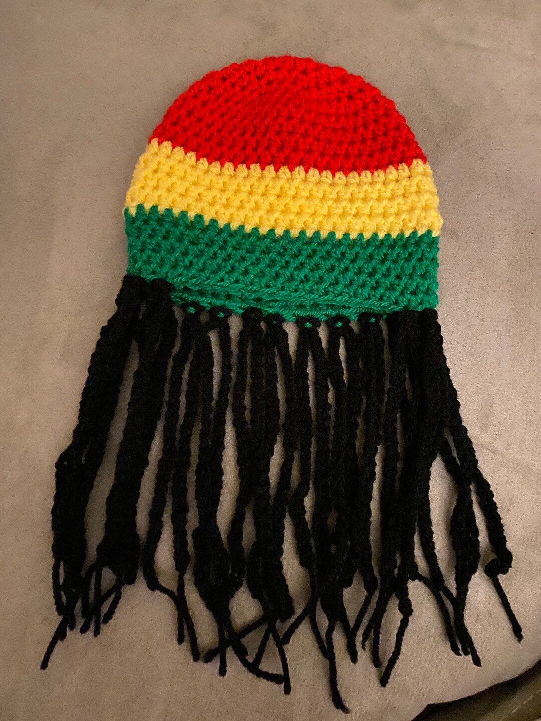 Baby Rasta Hat Beanie With Dreads - Etsy