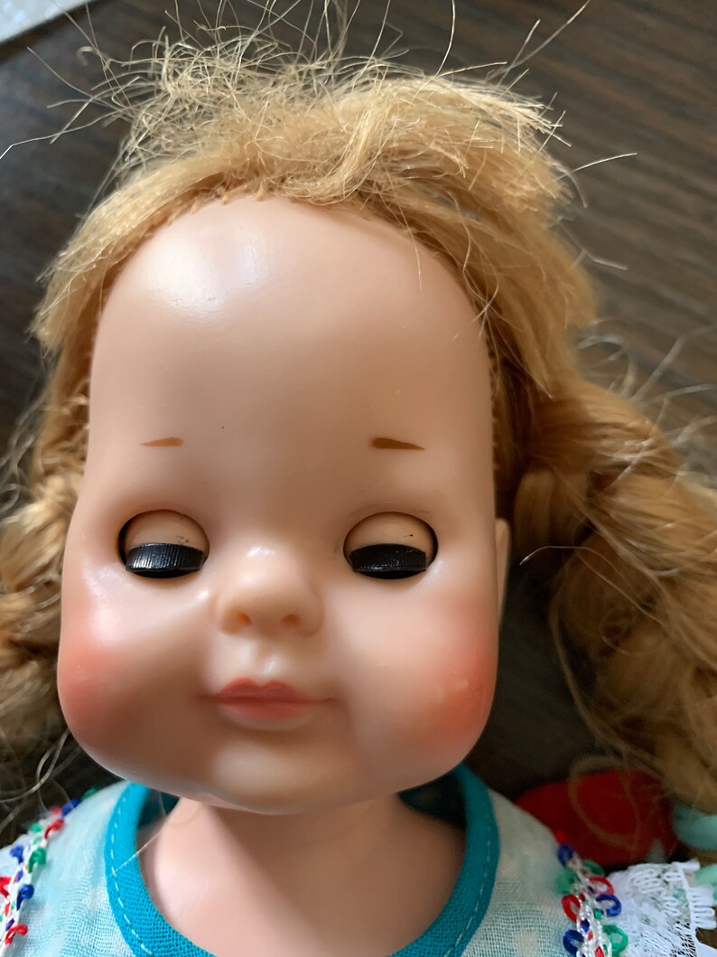 Vintage 1964 Vogue Littlest Angel Doll 11 With Blue Etsy