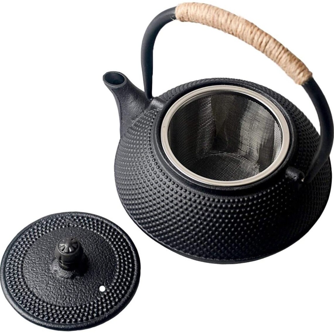 Cast Iron Gourmet Japanese 0.8L Black Teapot Etsy UK