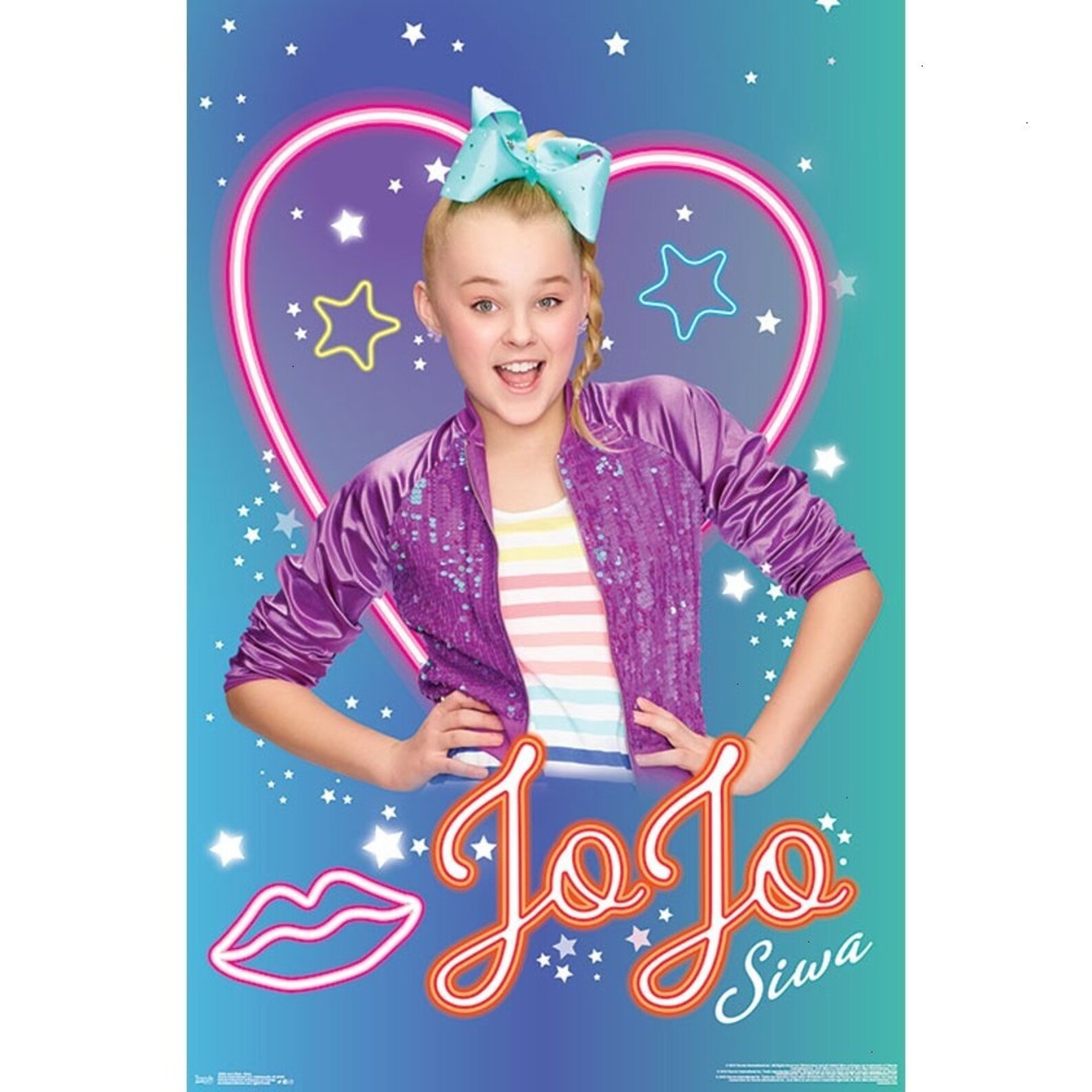 JOJO SIWA Personalised Name Print Jojo Siwa Wall Deco Jojo Etsy