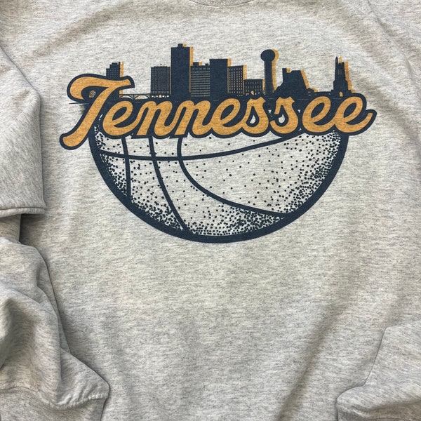 University of Tennessee Basketball - Graphic Sweatshirt - Light Grey