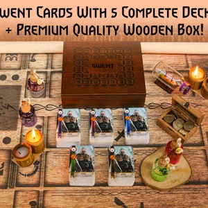 494 Cards All 5 Decks (Dlc's included), PREMIUM Quality Wooden Box & Playmat| Express Shipping!