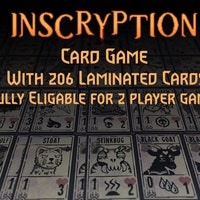 Empty Inscryption Game Card Inscryption Card Game With 229 Cards. REAL 2 Players Game W/extras - Etsy