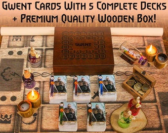 494 Cards All 5 Decks (Dlc's included), PREMIUM Quality Wooden Box & Playmat| Express Shipping!