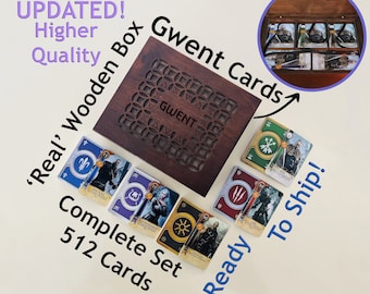 537 Cards All 5 Decks (Dlc Cards Included), PREMIUM Quality Real Wooden Box | 4 Page Rulebook Included