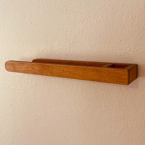 Modern Bathroom Kitchen Wood Towel Rack, Minimalist Wooden Towel Holder ...