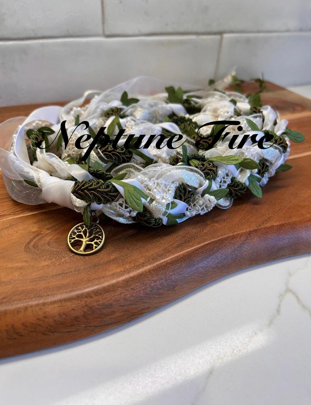 Handmade Handfasting Ribbons Handmade Handfasting Cord: Celtic Wedding Ribbon With Charms - Etsy