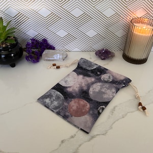 Bolsa de cartas del Tarot Lunas Púrpuras