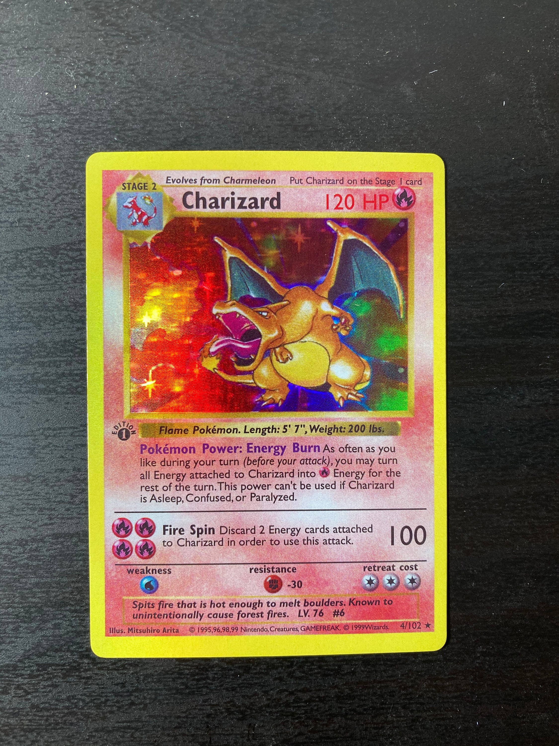 1St Edition Charizard for sale Only 3 left at 75