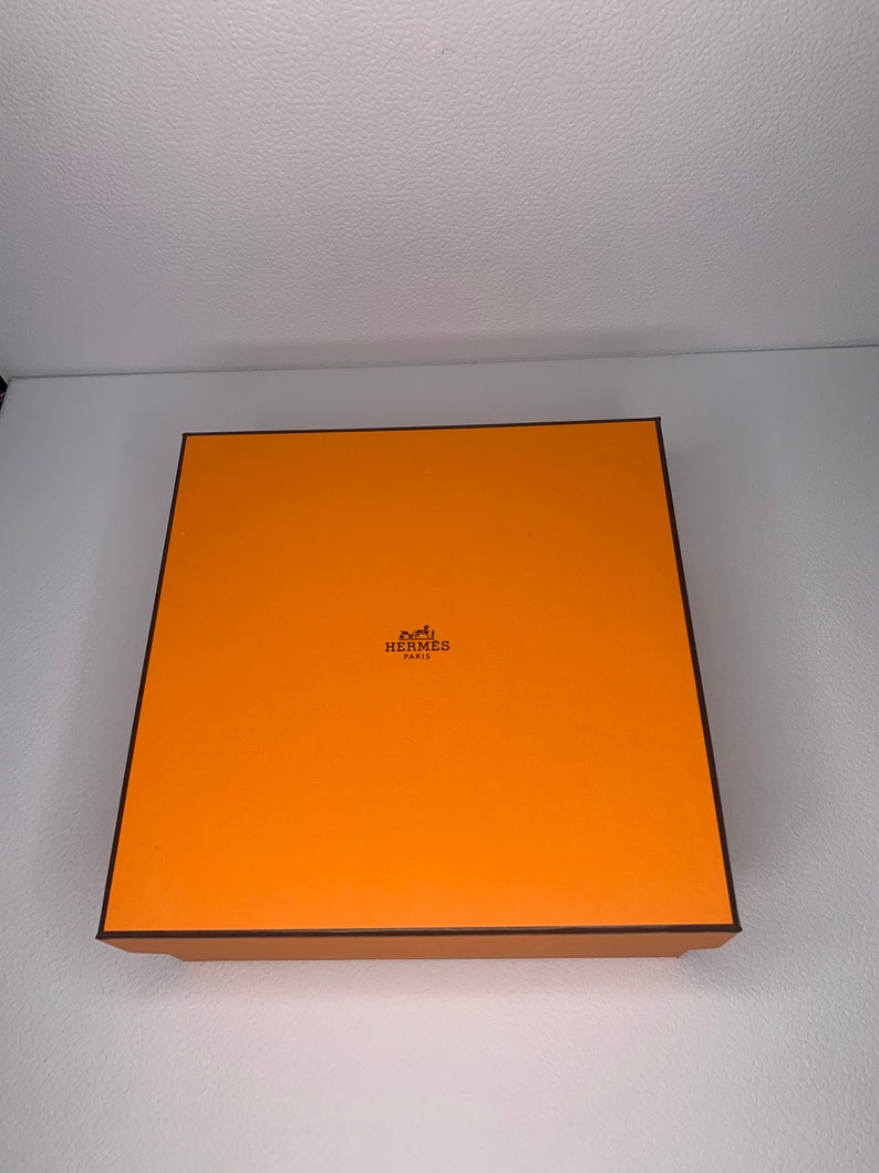 Authentische Leere Hermes Paris Geschenk Box Fur Schal Oder Etsy