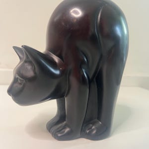 Stone statue cat