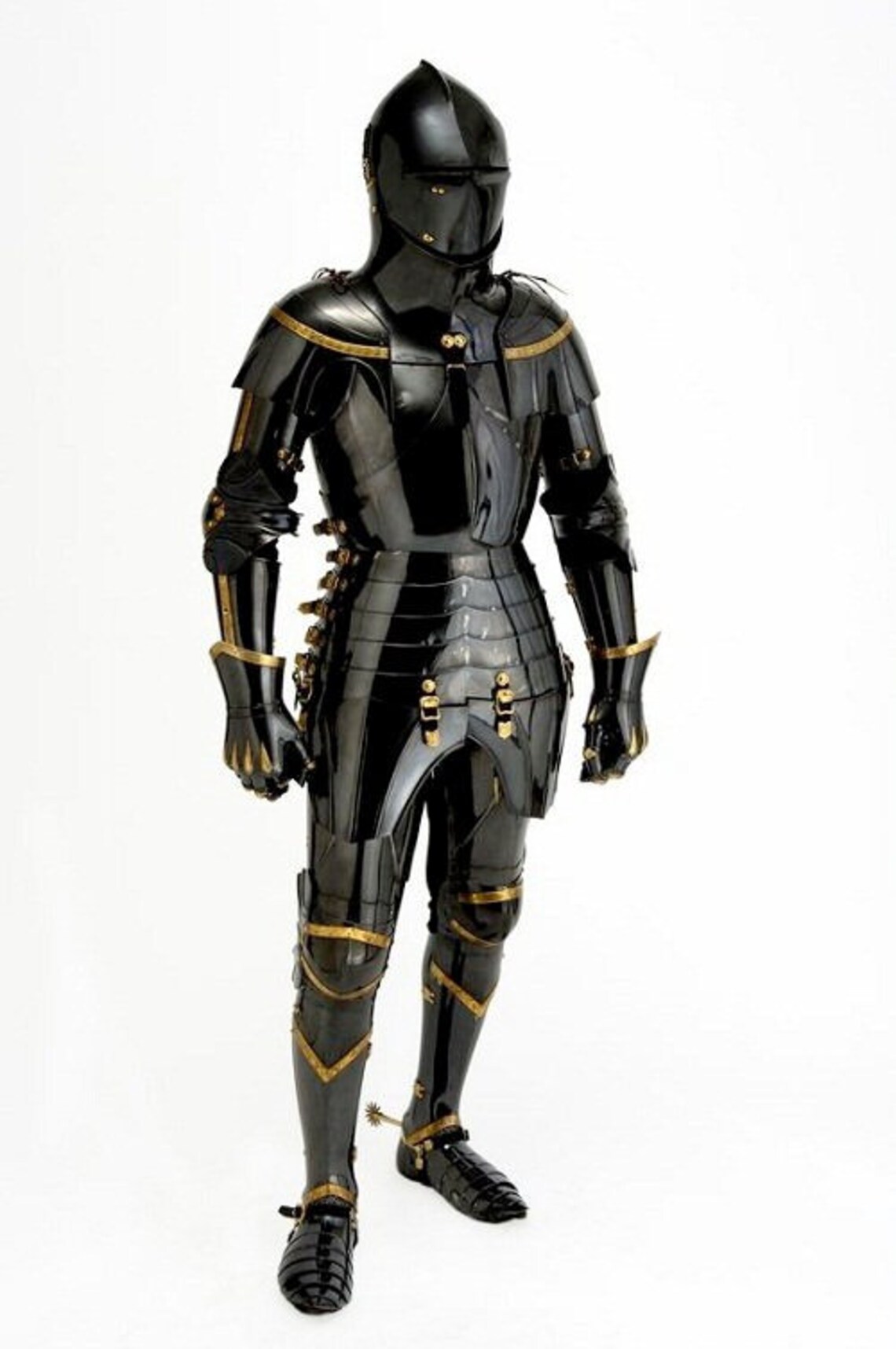 Medieval Black Armour Suit Combat Full Body Halloween Armour Etsy