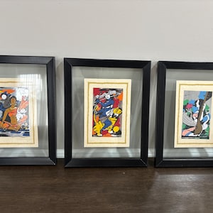 M.F.Husain Serigraph Frames(Maa Laxmi,Kali,Saraswati)