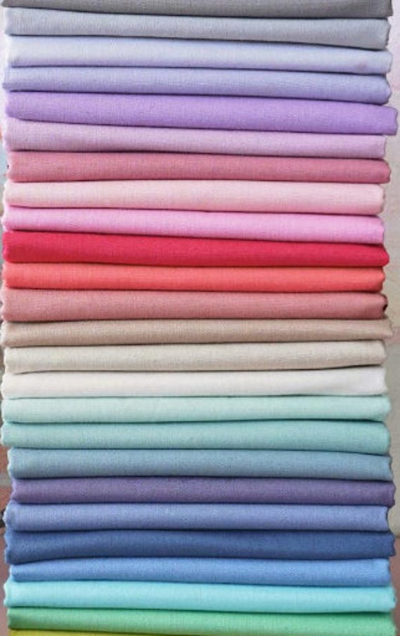 Tilda Fabric Cotton Solid Etsy Canada