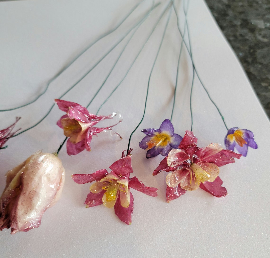 Real Spring flower pick Etsy