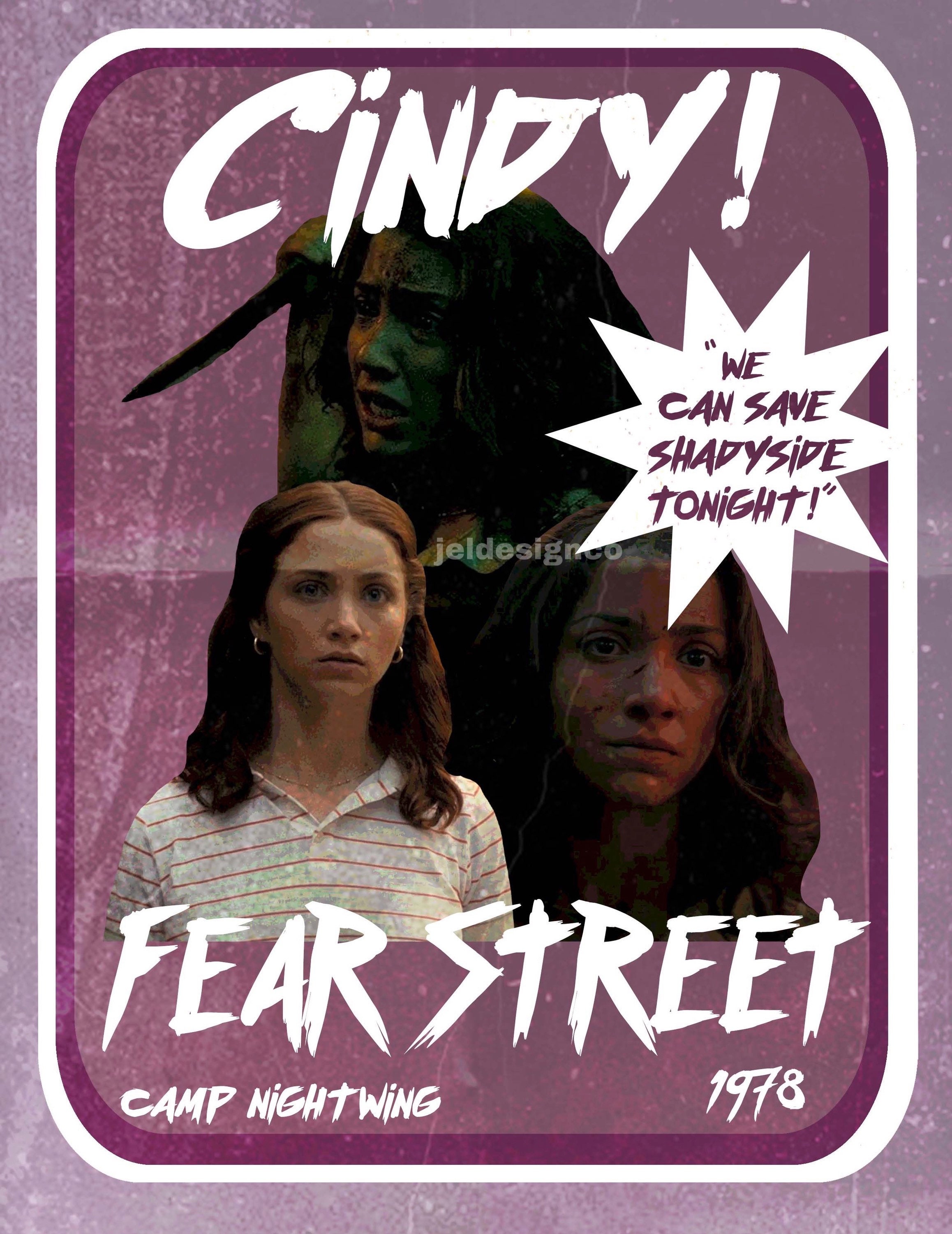 Prints Scary Movie Newspaper Print Fear Street Part Two 1978 Netflix