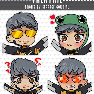 Valkyrie Twitch emote pack