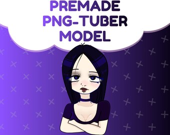 Premade woman pngtuber model