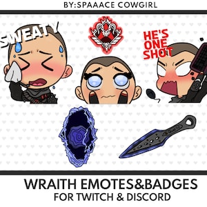 Wraith Emote & Badge pack