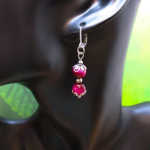 Hourglass Earrings with choice of stone or crystal - simple classy double lovely custom twin