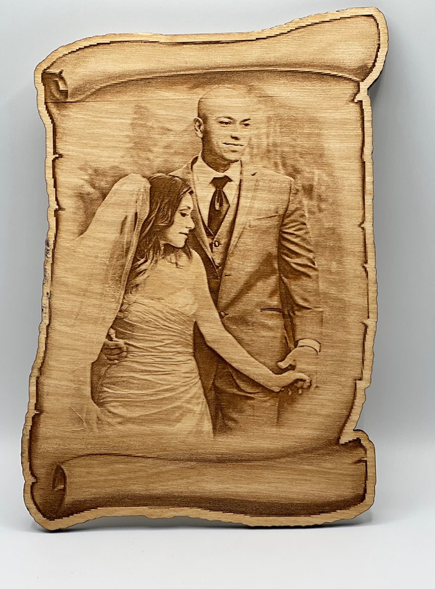 Personalized Engraved Photo on wood gifts for family gift for Etsy