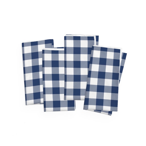 Gingham Napkins Etsy